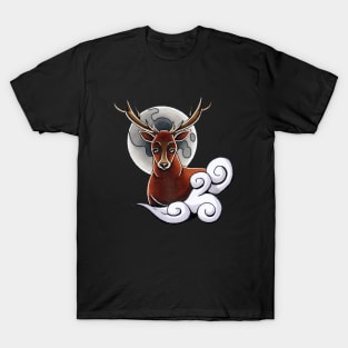 Moonlight Stag (BLKB) T-Shirt